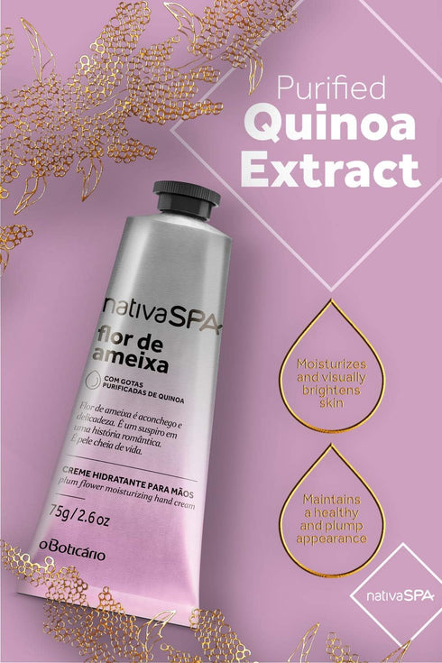 O Boticário Nativa Spa Flor de Ameixa (Plum Blossom) Hand Cream Moisturizer 75g